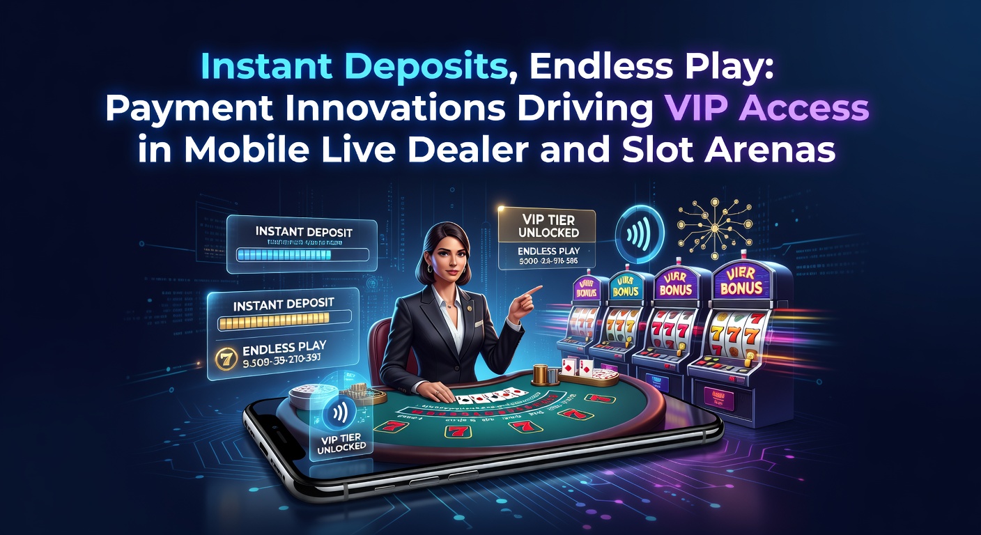 Mobile phone displaying a live dealer blackjack table with instant deposit notification overlay, highlighting seamless VIP play in a vibrant casino app interface