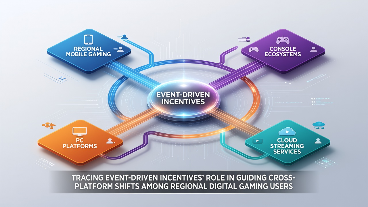 Regional digital gaming users engaging with event-driven incentives on multiple platforms